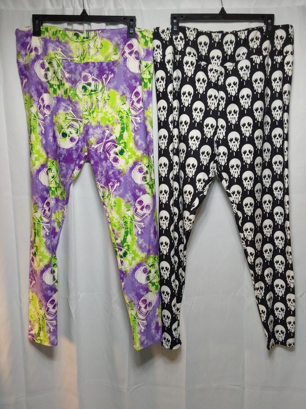 LuLaRoe TC2 Multicolor High-Waist Ankle Leggings 2 Pack #J19